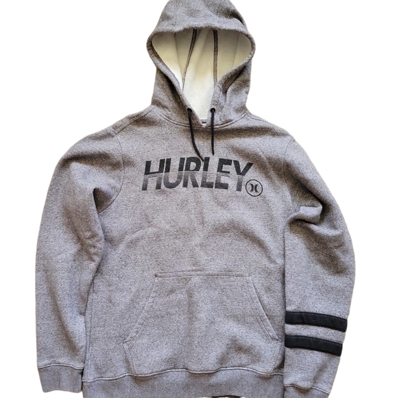 Hurley Other - MENS Gray & Black Hooded Sweatshirt Size M